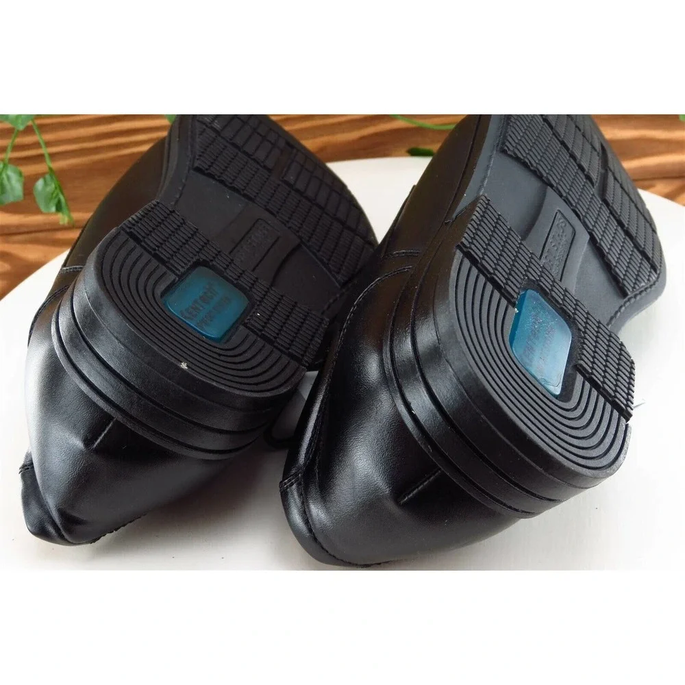 Soft Stags Shoes Sz‎ 9 W Black Derby Oxfords Leather Men Cole